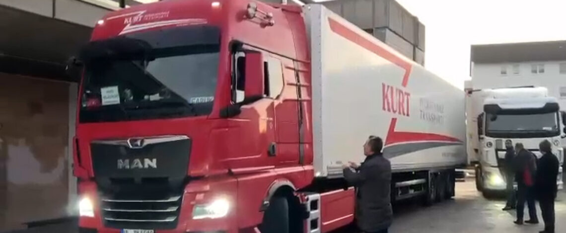 Hilfstransport Erdbebenhilfe Türkei gestartet